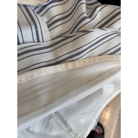 Lauren Ralph Lauren Striped Sleeveless Wrap Dress Size 12 - Picture 5 of 6